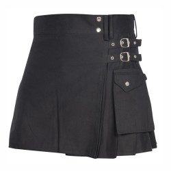  Ladies Modern Utility Kilt  PC cotton, Length 18”