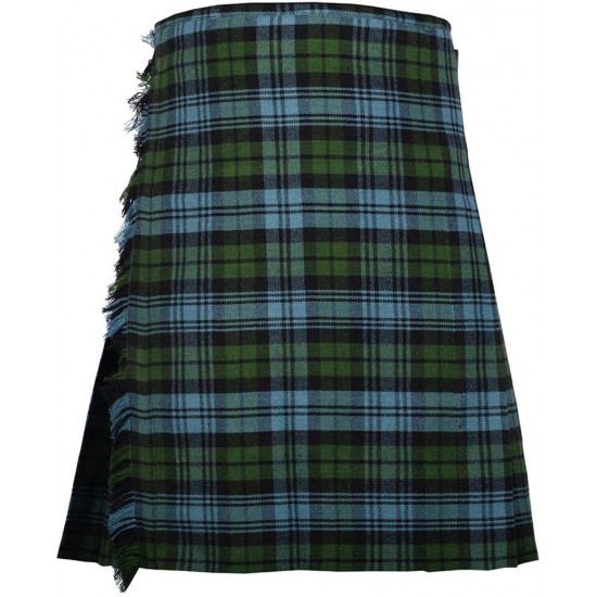 Men 8 yard Traditional Poly Wool Kilt